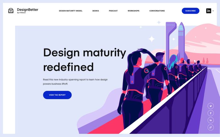 Screenshot of DesignBetter website