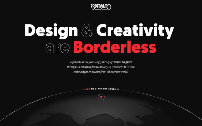 Inspirational website using Freight Text and Geomanist font