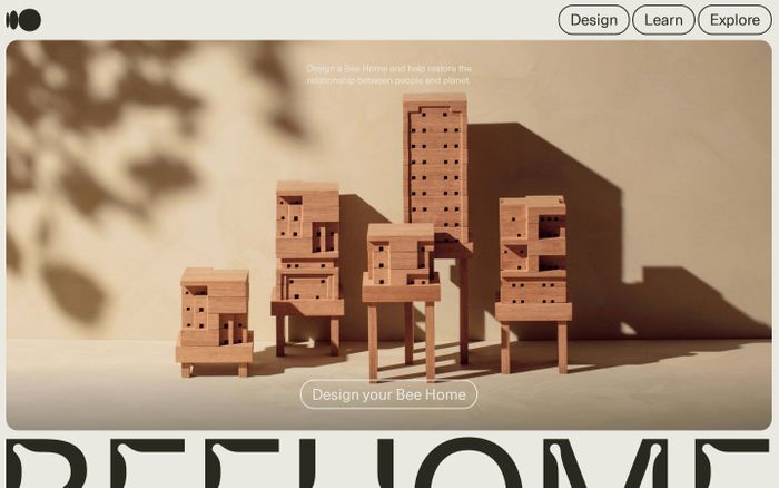 Inspirational website using Neue Haas Unica font