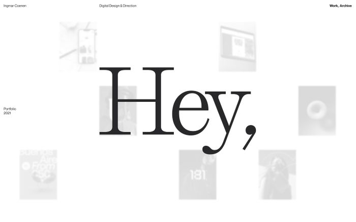 Inspirational website using Neue Montreal and Tiempos font