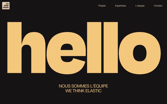 Inspirational website using Degular, Helvetica Neue and IvyPresto font