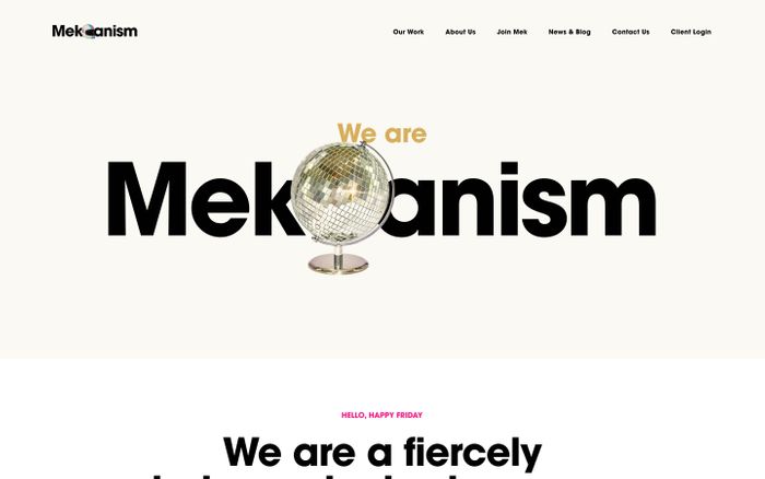 Inspirational website using ITC Avant Garde Gothic and Nanum Myeongjo font