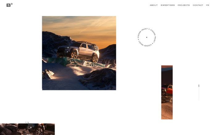 Inspirational website using Canela, Monument Extended, Ogg and Roboto font