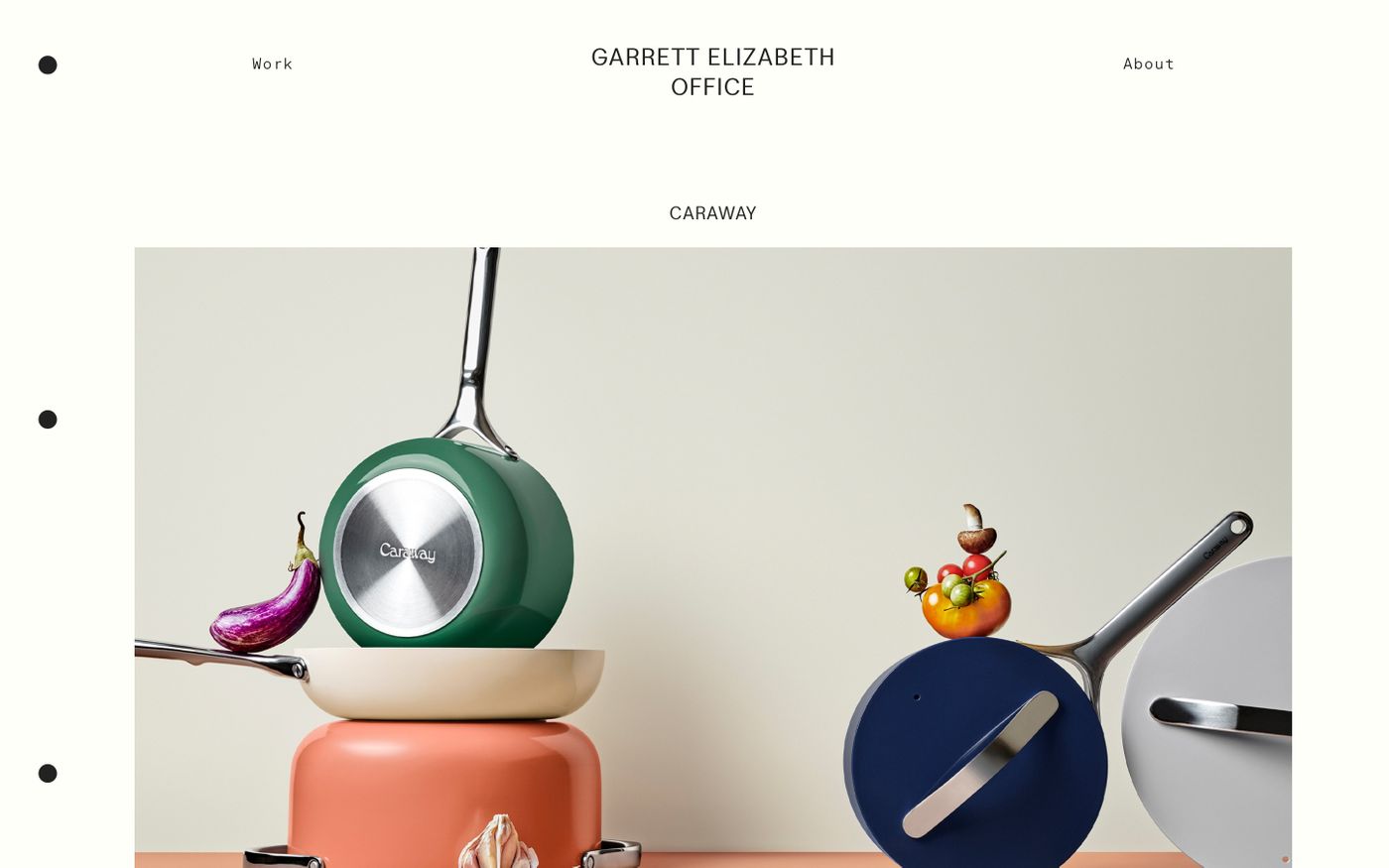 Screenshot of Garrett Elizabeth Office website