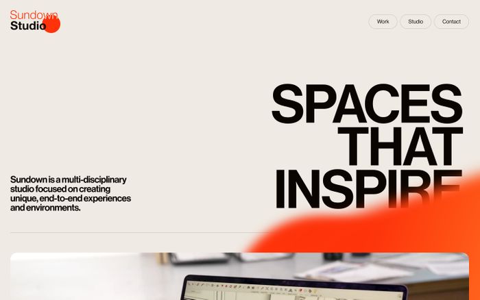 Inspirational website using Neue Haas Grotesk font