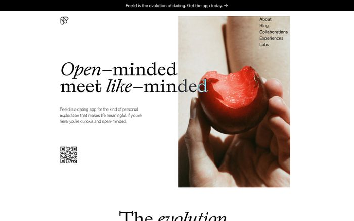 Inspirational website using Lab Grotesque and Laica font