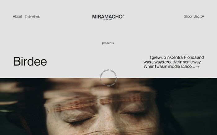 Screenshot of Miramacho website