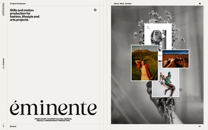 Inspirational website using Neue Montreal and Recife font