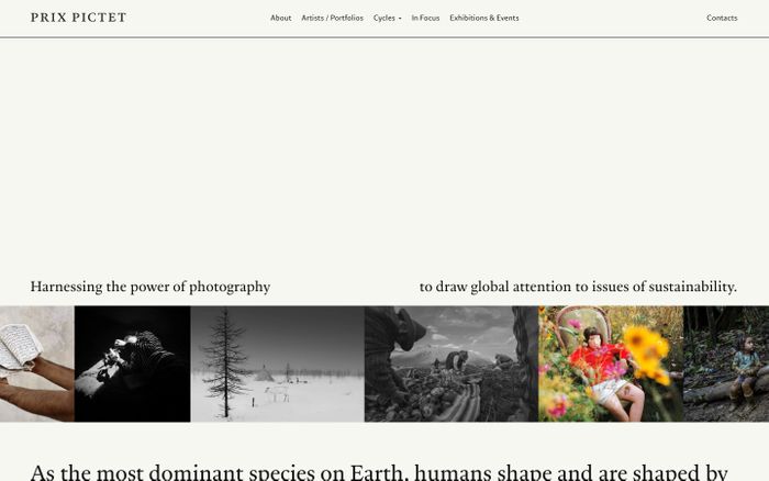 Inspirational website using Lardy Sans and Lardy Serif font