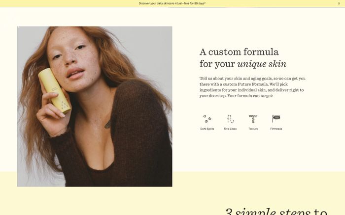 Inspirational website using Grey and Quadrant Text font