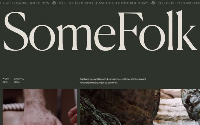 Inspirational website using Canela and Founders Grotesk font