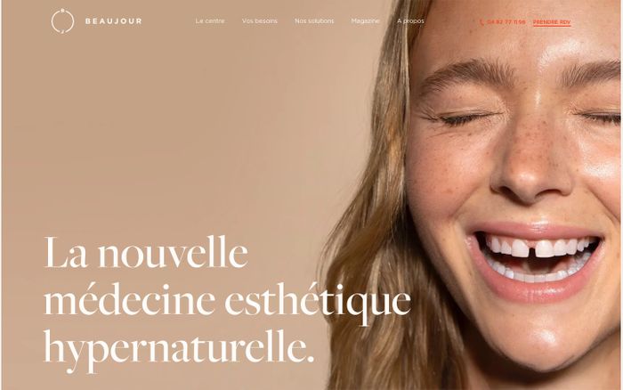 Screenshot of Beaujour website