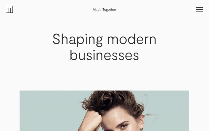 Screenshot of Made Together website
