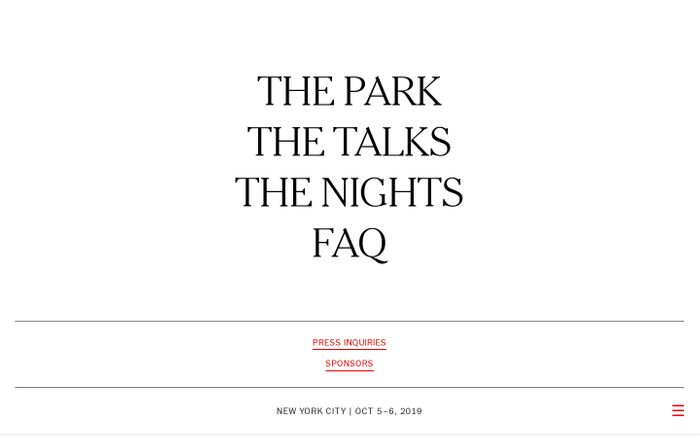 Inspirational website using NYT Cheltenham font