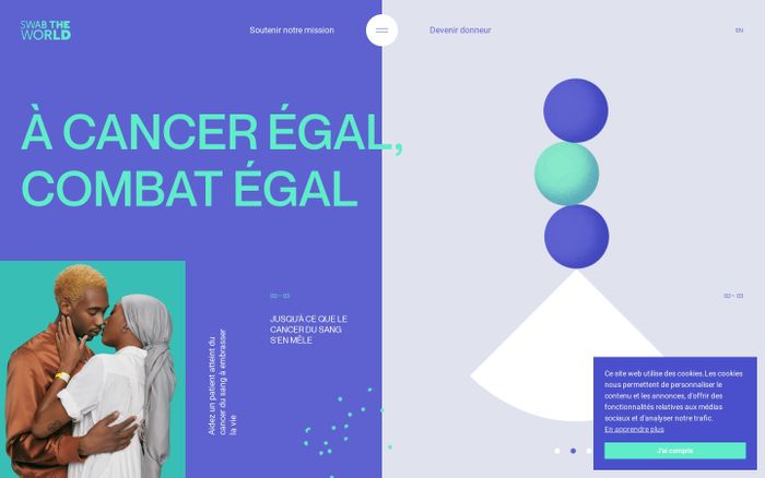 Inspirational website using Neue Montreal and Roboto font