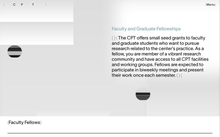 Screenshot of Center for Philosophical Technologies website