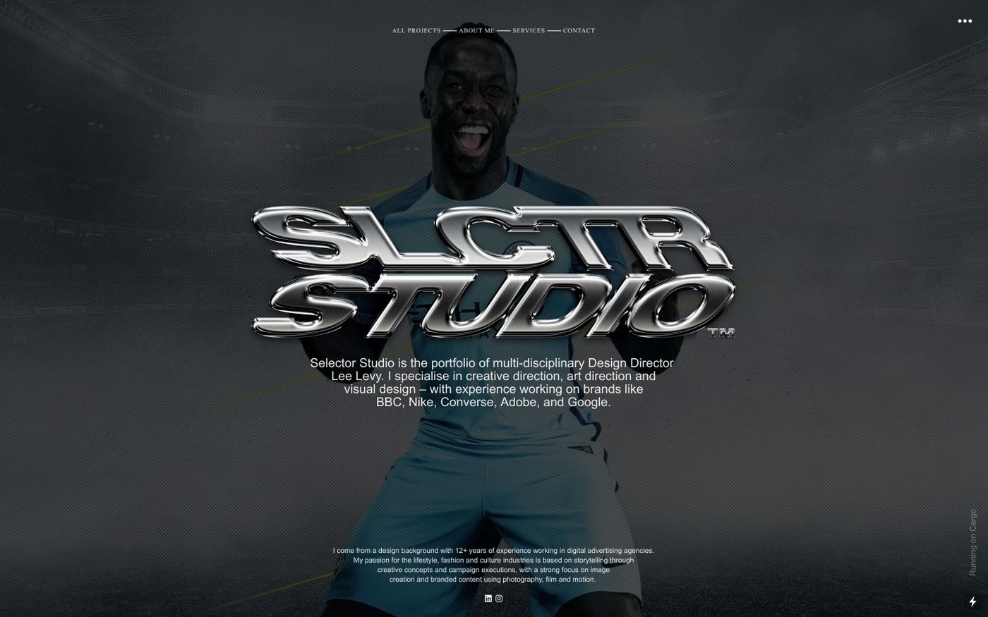 Screenshot of Selector Studio website