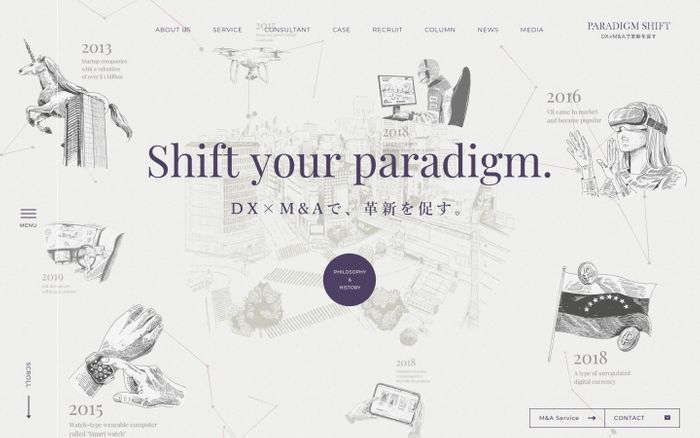 Inspirational website using Montserrat and Playfair font