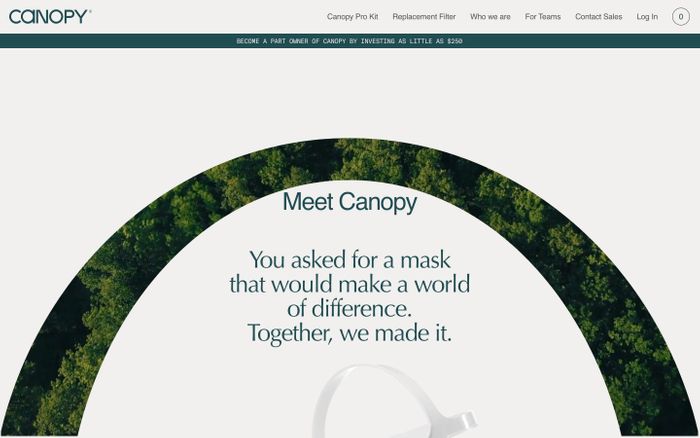 Inspirational website using GT America Mono and Optima font