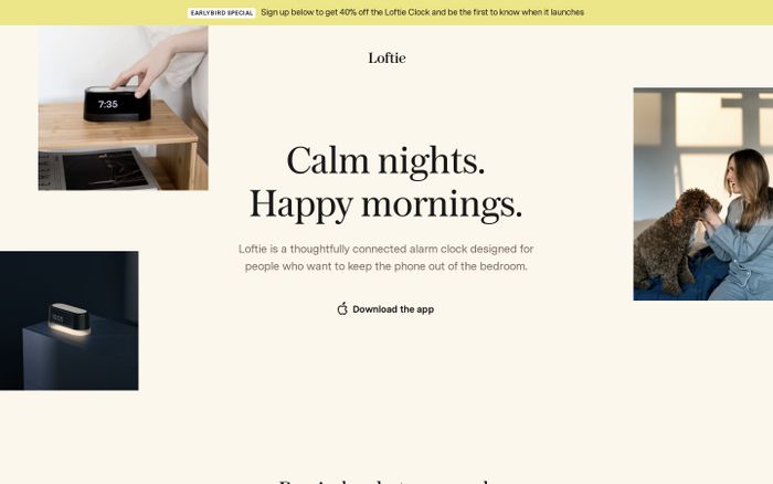 Inspirational website using Austin and Messina Sans font
