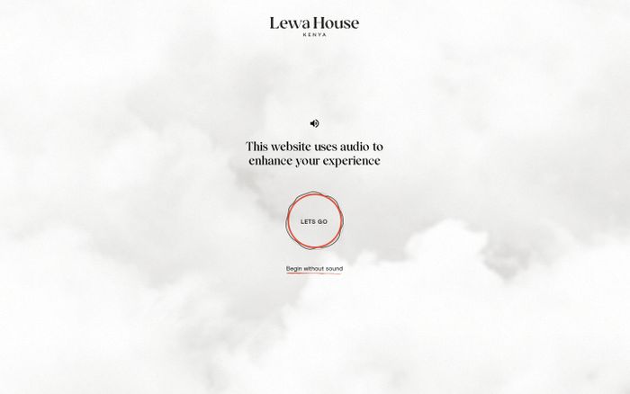Screenshot of Lewa House website