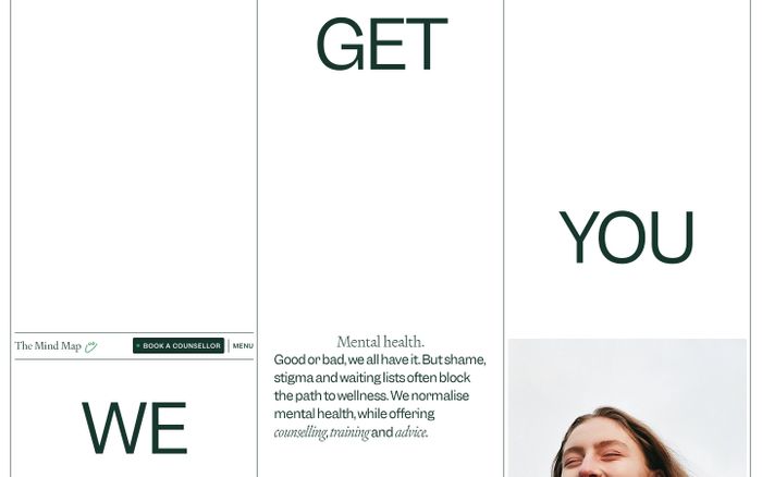 Inspirational website using Approach, Garnett, Recife and Signifier font