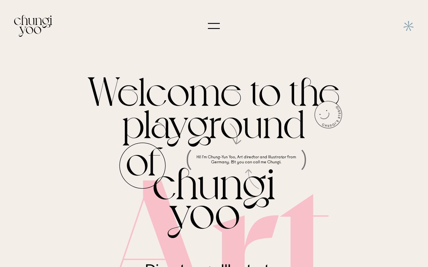 Screenshot of ChungiYoo website