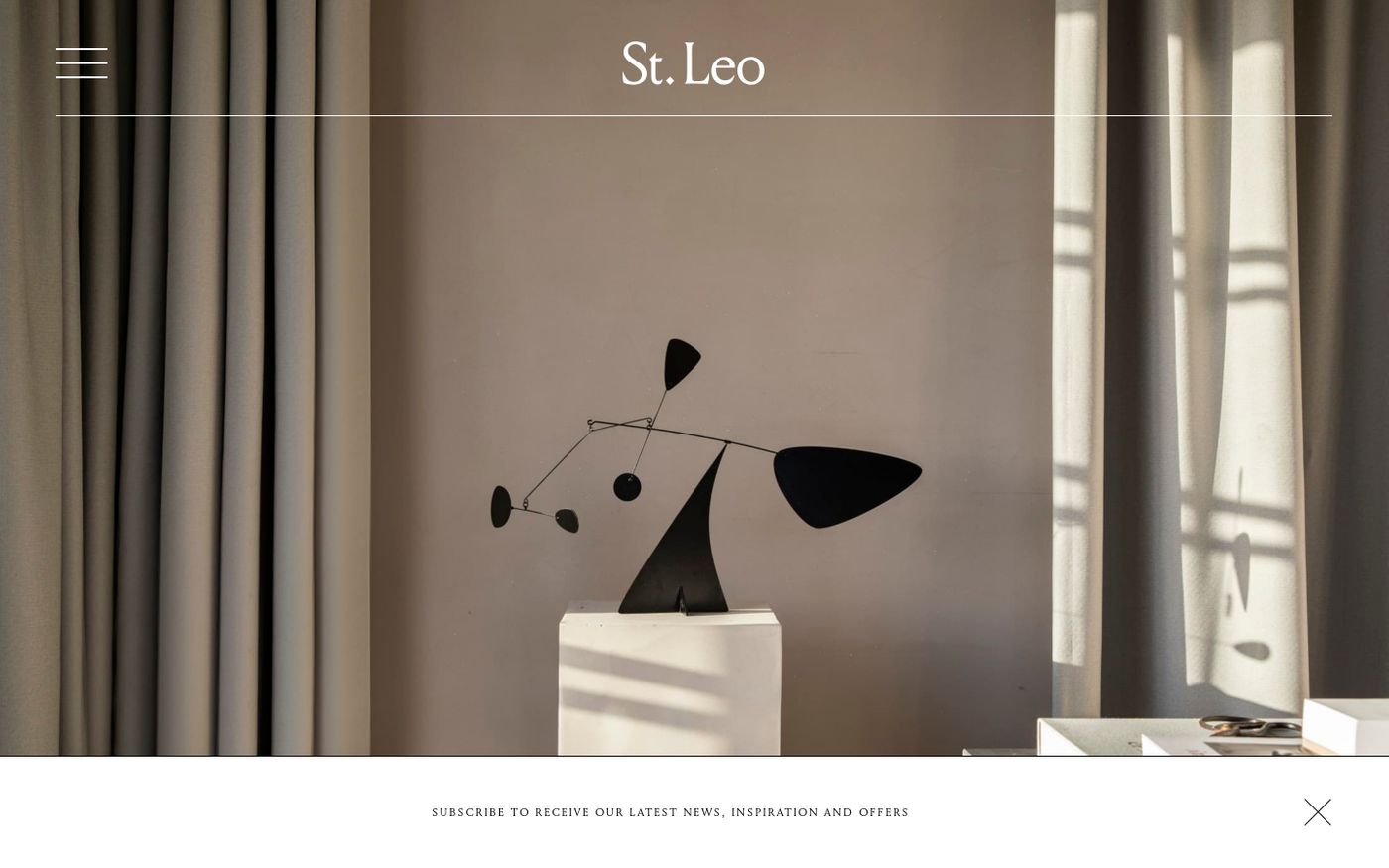 Screenshot of St. Leo website
