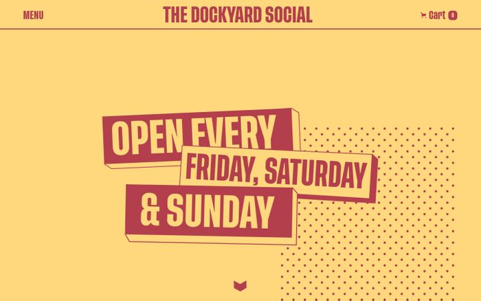 Screenshot of The dockyard social website