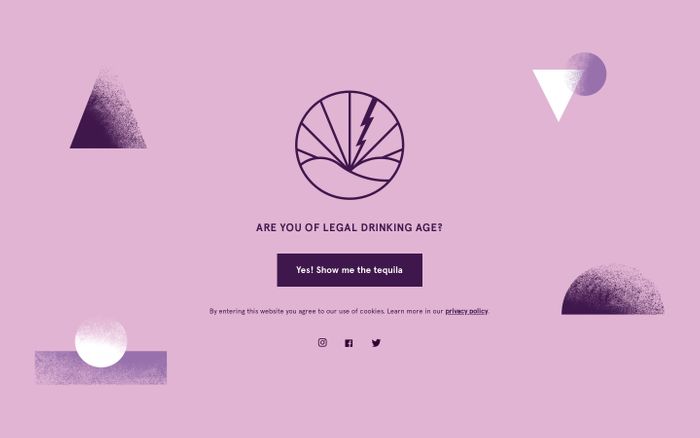 Inspirational website using Aperçu font