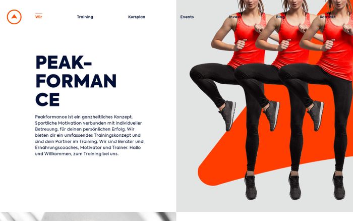 Inspirational website using Axiforma and Roboto font