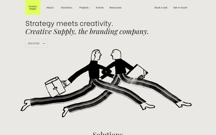 Inspirational website using Be Vietnam and Playfair Display font