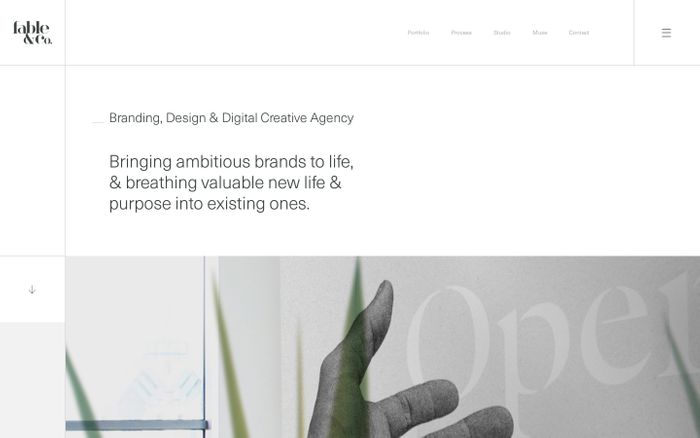 Inspirational website using Neue Haas Unica font