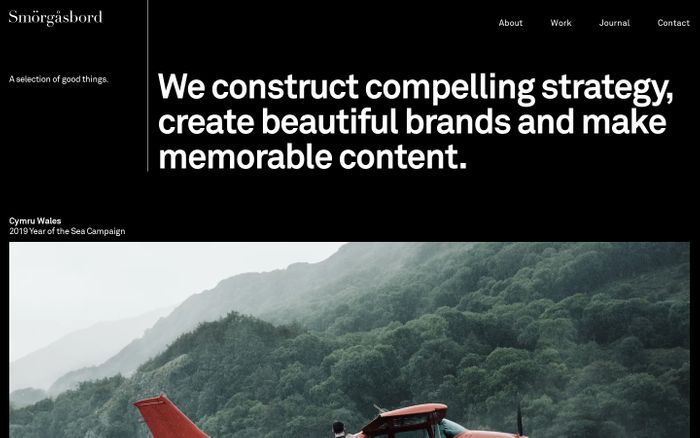 Inspirational website using Akkurat font