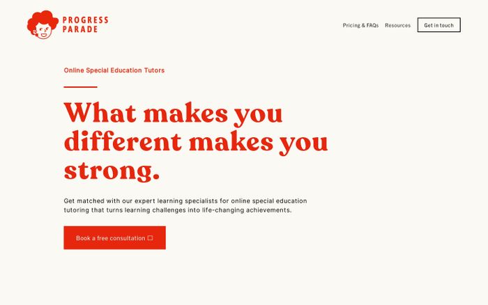 Inspirational website using Inter, InterFace, Recoleta and Rubik font