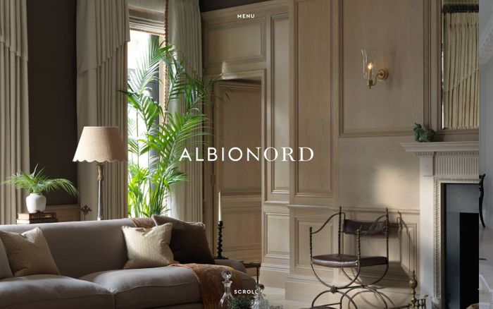 Screenshot of Albion Nord website