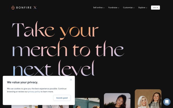 Inspirational website using Soleil font