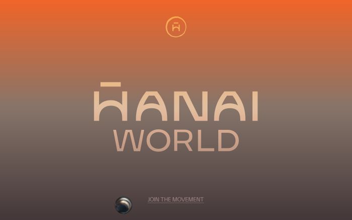 Screenshot of Hanai world website