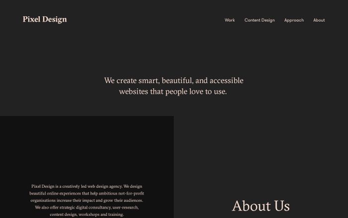 Inspirational website using GT Sectra and GT Walsheim font