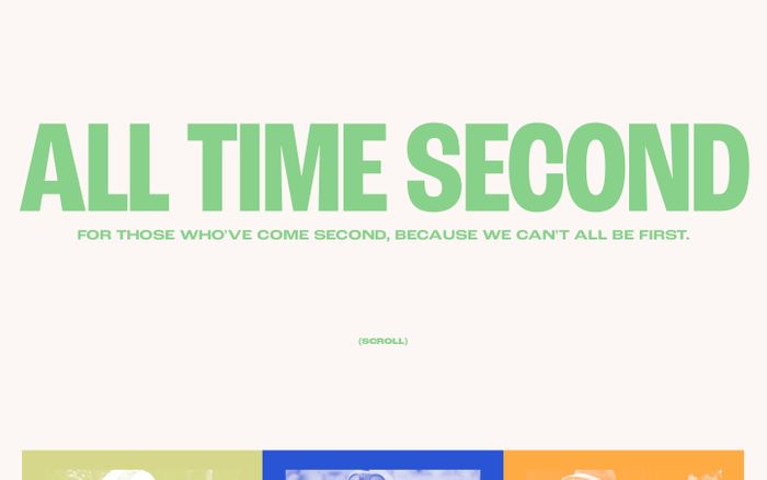 Inspirational website using Roboto and Roc Grotesk font