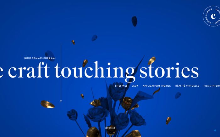 Inspirational website using Brandon Grotesque and Superior Title font