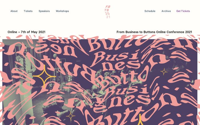 Inspirational website using Bagnard and Basier font